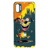 Чехол для Xiaomi M2006C3LC силиконовый (рис. 335/собака) <темно-зеленый> ― OnlineBazar.su