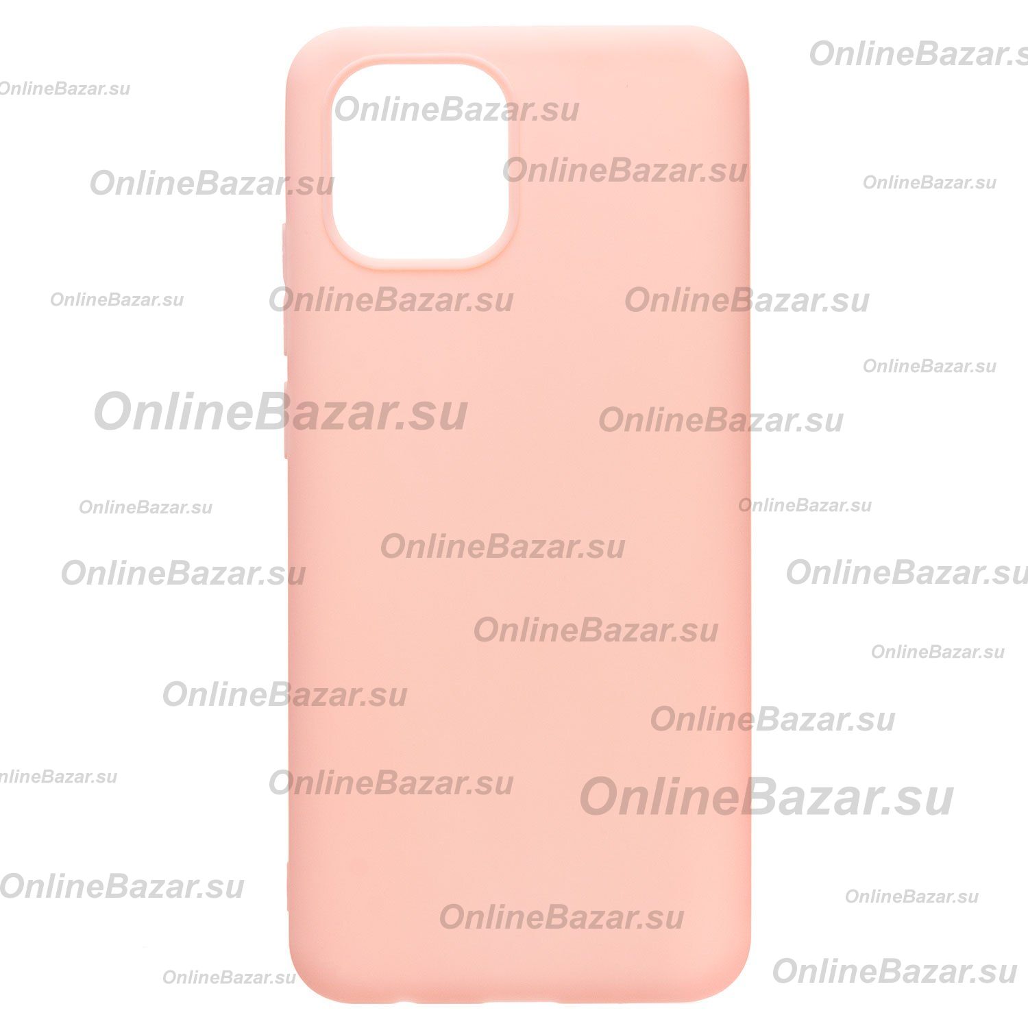 Чехол для Redmi A1 силиконовый матовый №5 <розовое золото> ― OnlineBazar.su