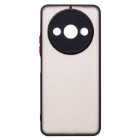 Чехол для Xiaomi 23129RN51X пластиковый с окантовкой <черный> ― OnlineBazar.su
