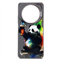 Чехол для Xiaomi Redmi A3 силиконовый (рис. 335/панда) <серый> ― OnlineBazar.su