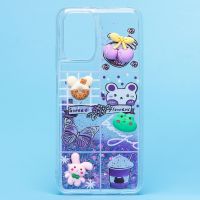 Чехол для Xiaomi Redmi Note 10S силиконовый 3D игрушки <фиолетовый> ― OnlineBazar.su