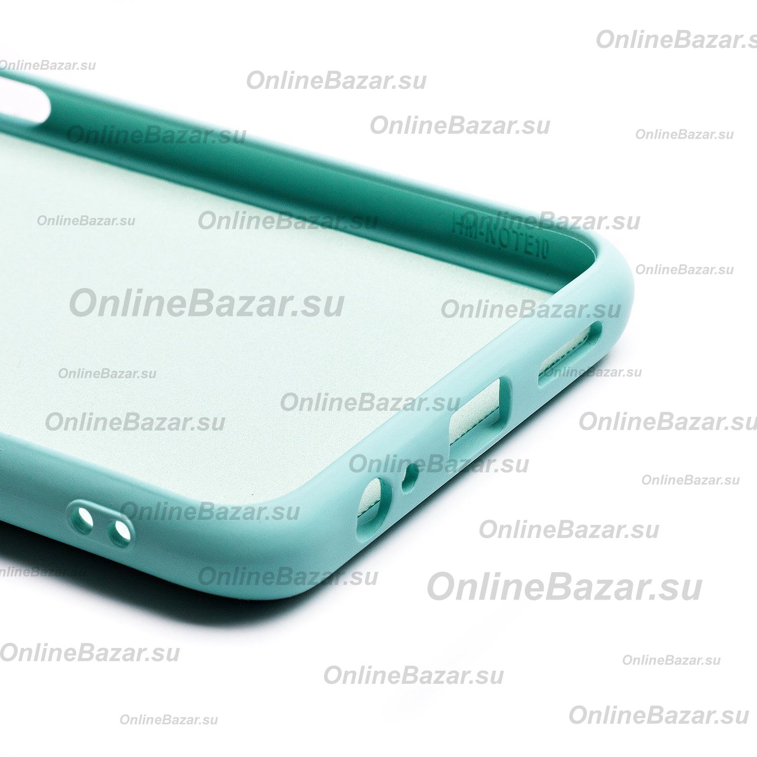 Чехол для Xiaomi Redmi Note 10S силиконовый Soft Touch 4 <мятный> ― OnlineBazar.su