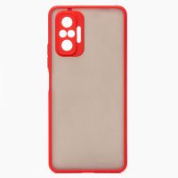 Чехол для Xiaomi M2101K6G пластиковый с окантовкой <красный> ― OnlineBazar.su