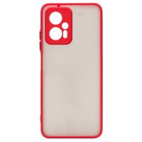 Чехол для Xiaomi Poco X4 GT пластиковый с окантовкой <красный> ― OnlineBazar.su