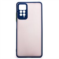 Чехол для Xiaomi Redmi Note 12 Pro пластиковый с окантовкой <темно-синий> ― OnlineBazar.su