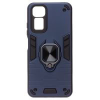 Чехол для Xiaomi Redmi Note 12S силиконовый противоударный с кольцом <синий> ― OnlineBazar.su