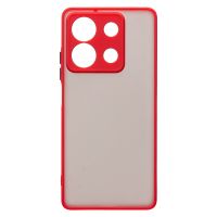 Чехол для Xiaomi Redmi Note 13 5G пластиковый с окантовкой <красный> ― OnlineBazar.su