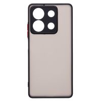 Чехол для Xiaomi Redmi Note 13 5G пластиковый с окантовкой <черный> ― OnlineBazar.su
