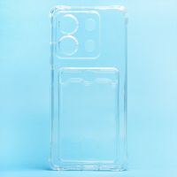 Чехол для Xiaomi Redmi Note 13 5G силиконовый с картхолдером №2 <прозрачный> ― OnlineBazar.su