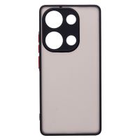 Чехол для Xiaomi Redmi Note 13 Pro пластиковый с окантовкой <черный> ― OnlineBazar.su