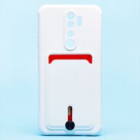 Чехол для Xiaomi M1906G7E силиконовый с картхолдером №4 <белый> ― OnlineBazar.su