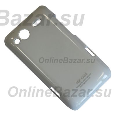 Чехол для HTC Salsa (C510e) задняя крышка пластик лакированный SGP Case Ultra Slider <белый> ― OnlineBazar.su