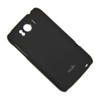 Чехол для HTC PI39200 задняя крышка пластиковый прорезиненный Moshi Case Soft Touch <черный> ― OnlineBazar.su