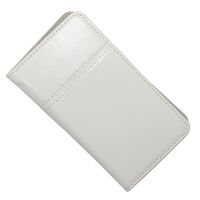 Чехол универсальный 4.3-4.5 флип боковой Line <белый> ― OnlineBazar.su