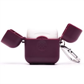 Чехол для кейса наушников Apple AirPods 2 пластиковый AP013 <фиолетовый>