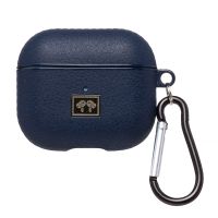 Чехол для кейса наушников Apple AirPods 3 экокожа PCP08 <темно-синий> ― OnlineBazar.su