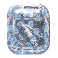 Чехол для кейса наушников Apple AirPods пластиковый PCP10 <серебристо-голубой> ― OnlineBazar.su