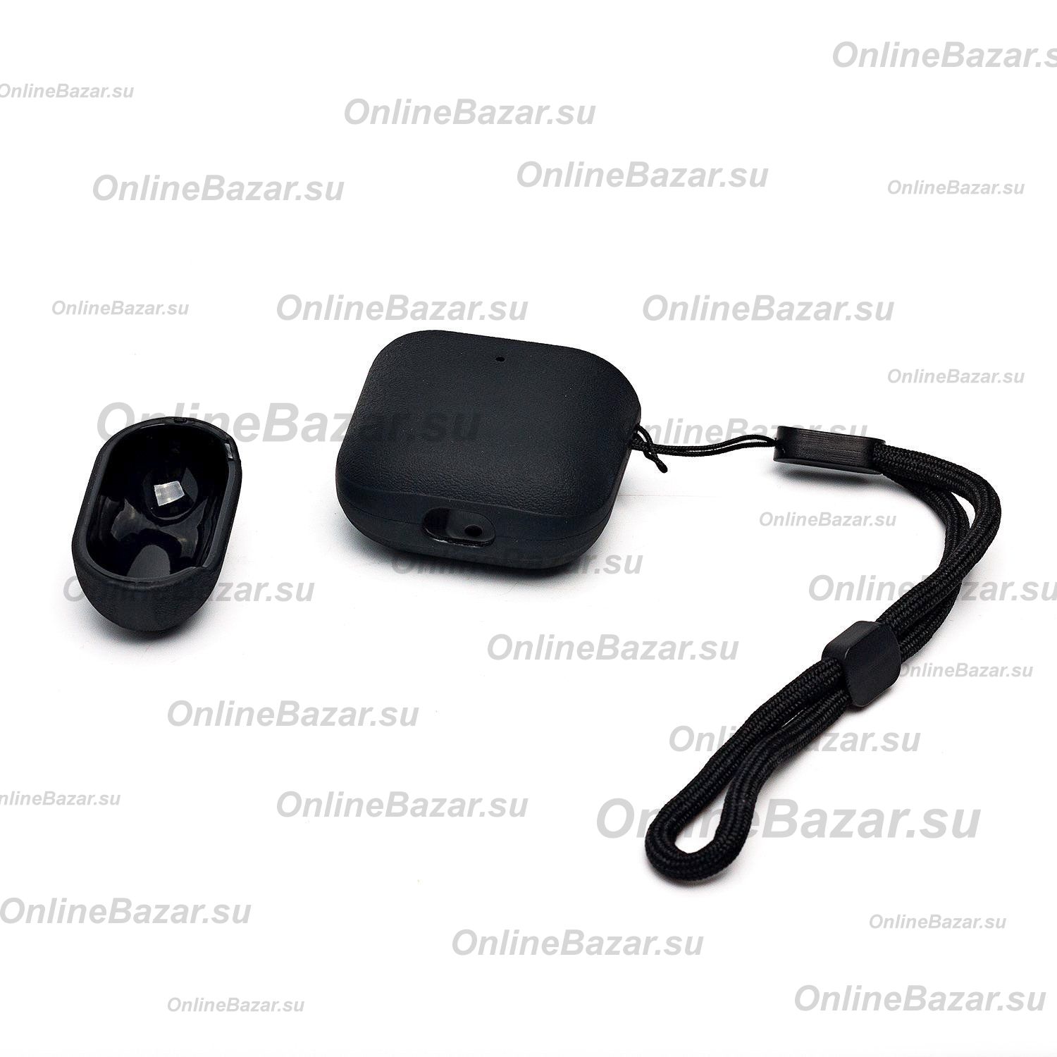 Чехол для кейса наушников Apple AirPods 2 пластиковый PCP12 <черный> ― OnlineBazar.su