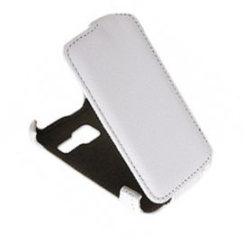 Чехол для Alcatel OT 3041D (One Touch Tribe) флип кожзам №1 <белый>