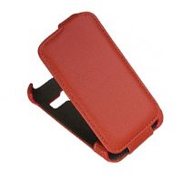 Чехол для Alcatel OT 3041D (One Touch Tribe) флип кожзам №1 <оранжевый> ― OnlineBazar.su