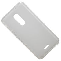 Чехол для Alcatel OT 9008D (One Touch A3 XL) силиконовый матовый <бело-прозрачный> ― OnlineBazar.su