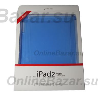 Чехол для Apple iPad 3 задняя крышка пластиковый Pisen <прозрачно-голубой> ― OnlineBazar.su