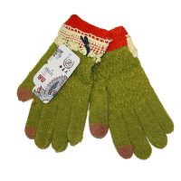Перчатки для ёмкостных тачскринов (размер S) №11 <зеленый> ― OnlineBazar.su