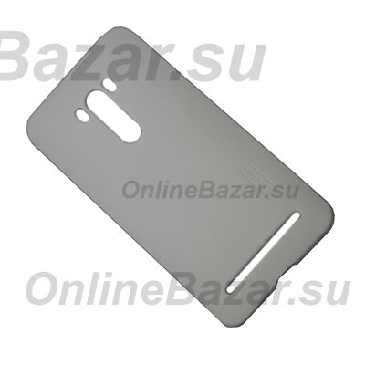 Чехол для Asus ZenFone Selfie (ZD551KL) задняя крышка пластик ребристый Nillkin <белый> ― OnlineBazar.su