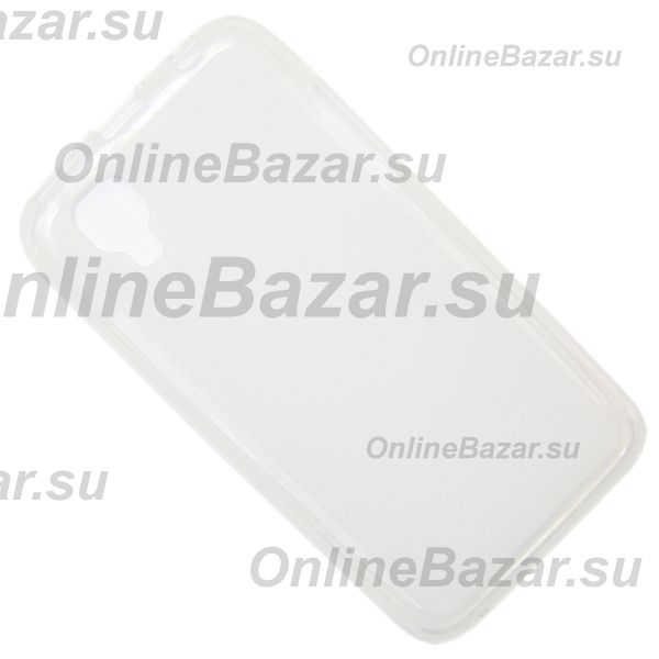 Чехол для Explay Bit силиконовый матовый <белый> ― OnlineBazar.su