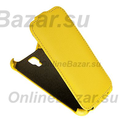 Чехол для Explay Flame флип кожзам №1 <желтый> ― OnlineBazar.su