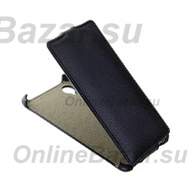 Чехол для Gionee Elife E5 флип кожзам №1 <черный> ― OnlineBazar.su