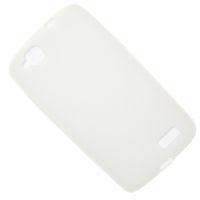 Чехол для Fly IQ4490i (Era Nano 10) силиконовый матовый <белый> ― OnlineBazar.su