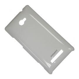 Чехол для HTC 8X Windows Phone (C620e) задняя крышка пластиковый Pisen глянцевый <белый>