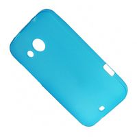 Чехол для HTC PO60100 силиконовый матовый <голубой> ― OnlineBazar.su