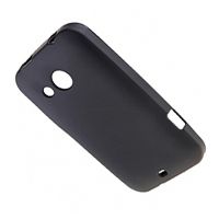 Чехол для HTC Desire 200 силиконовый матовый <черный> ― OnlineBazar.su