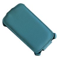 Чехол для HTC Desire 200 флип кожзам №1 <голубой> ― OnlineBazar.su