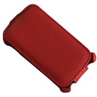 Чехол для HTC Desire 200 флип кожзам №1 <красный> ― OnlineBazar.su