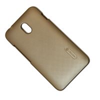 Чехол для HTC Desire 210 Dual Sim задняя крышка пластик ребристый Nillkin <золотой> ― OnlineBazar.su