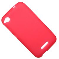 Чехол для HTC Desire 320 силиконовый матовый <красный> ― OnlineBazar.su