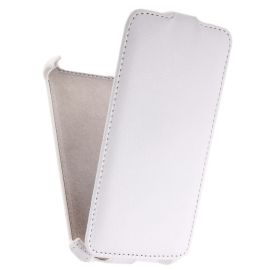 Чехол для HTC Desire 320 флип кожзам №1 <белый>