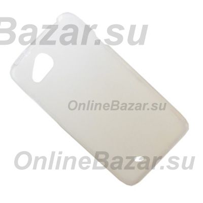 Чехол для HTC Desire VC (T328D) силиконовый матовый <прозрачный> ― OnlineBazar.su