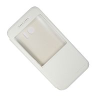 Чехол для HTC 10 Lifestyle флип боковой пластик-кожзам с окошком Nillkin Sparkle <белый> ― OnlineBazar.su