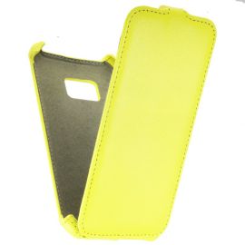 Чехол для HTC One M9 флип кожзам №1 <желтый>