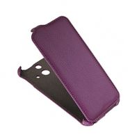 Чехол для HTC One E8 Dual Sim флип кожзам №1 <сиреневый> ― OnlineBazar.su