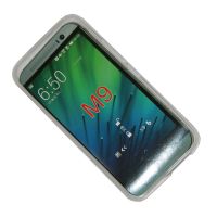 Чехол для HTC One M9 силиконовый матовый <белый> ― OnlineBazar.su