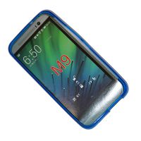 Чехол для HTC One M9 силиконовый матовый <синий> ― OnlineBazar.su