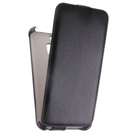Чехол для HTC One M9 Plus флип кожзам №1 <черный>