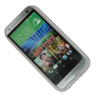 Чехол для HTC OP8B200 силиконовый матовый <белый> ― OnlineBazar.su