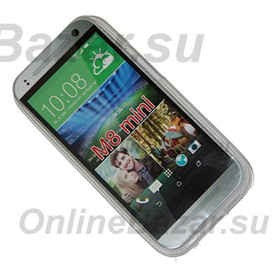 Чехол для HTC OP8B200 силиконовый матовый <белый> ― OnlineBazar.su
