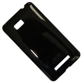 Чехол для HTC One SU (T528w) задняя крышка пластик лакированный SGP Case Ultra Slider <черный>